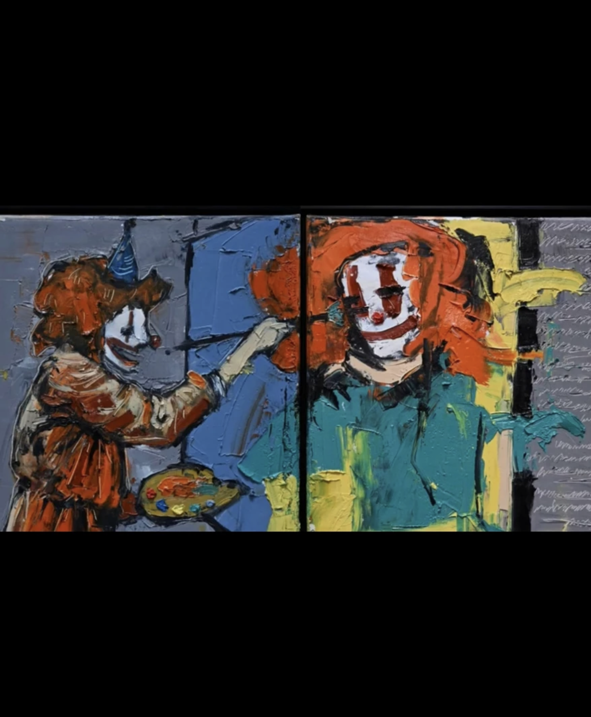 A clown painting a clown - Pre-order item