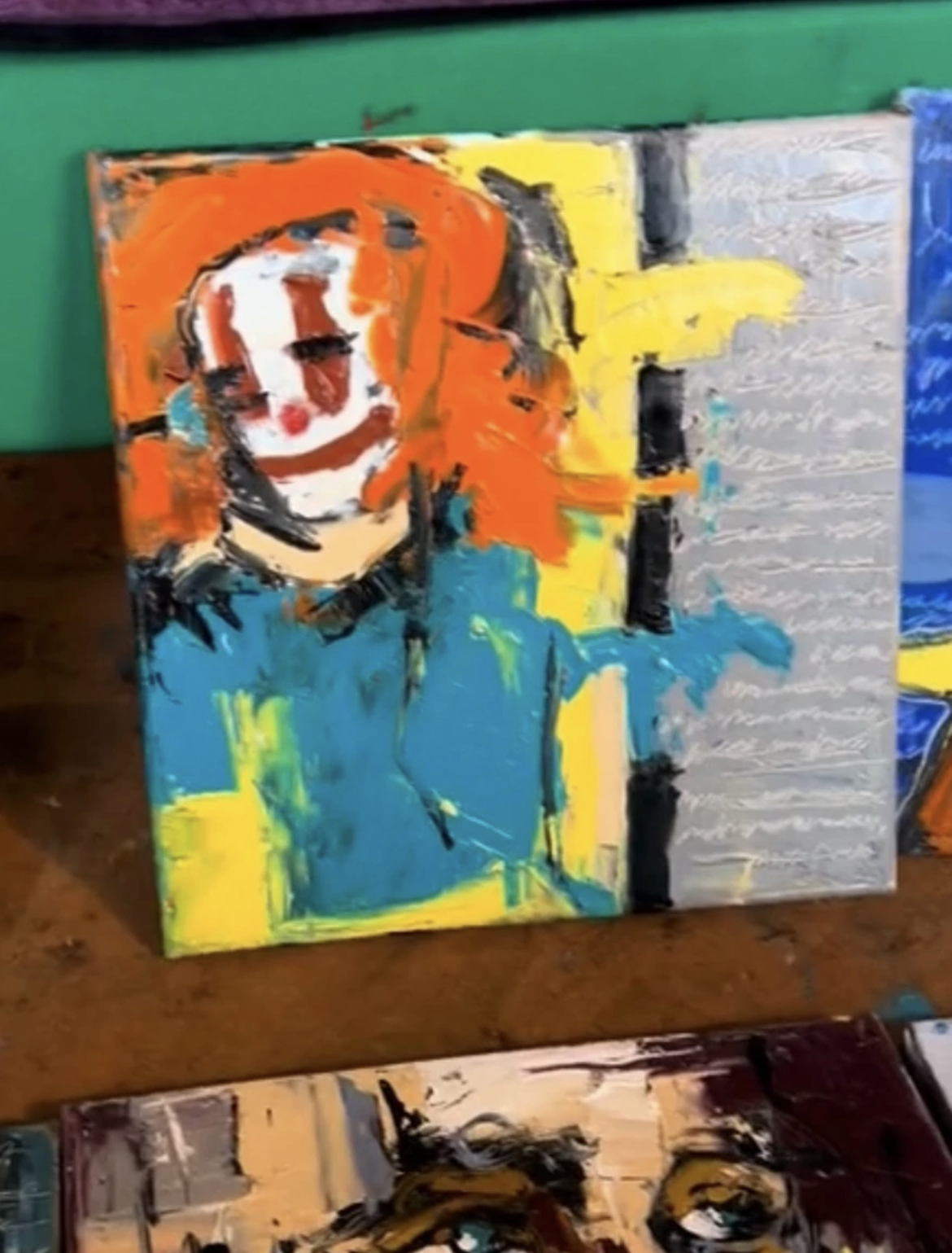 A clown painting a clown - Pre-order item