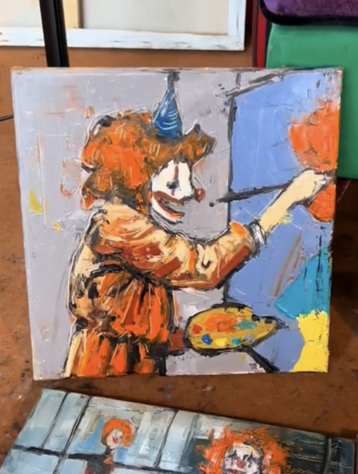 A clown painting a clown - Pre-order item